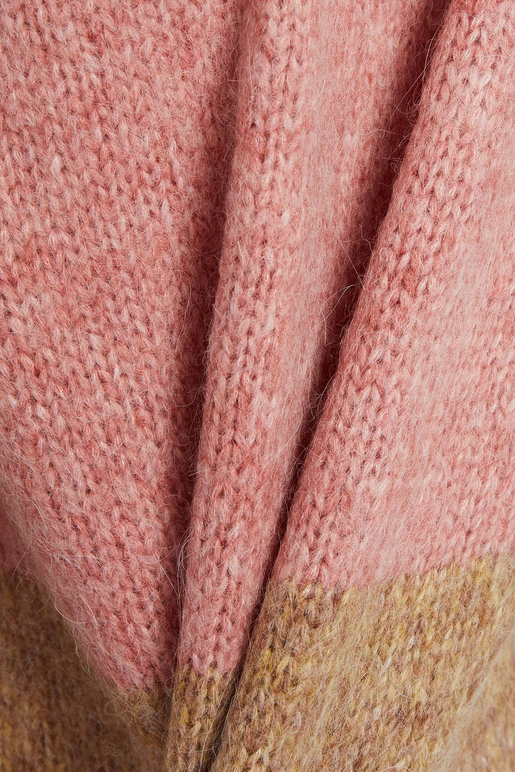 JOIE Nirmala two-tone wool-blend sweater