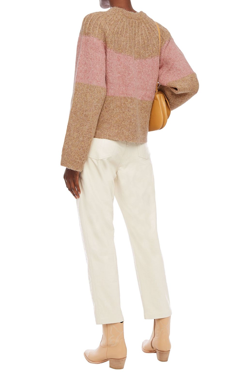 JOIE Nirmala two-tone wool-blend sweater