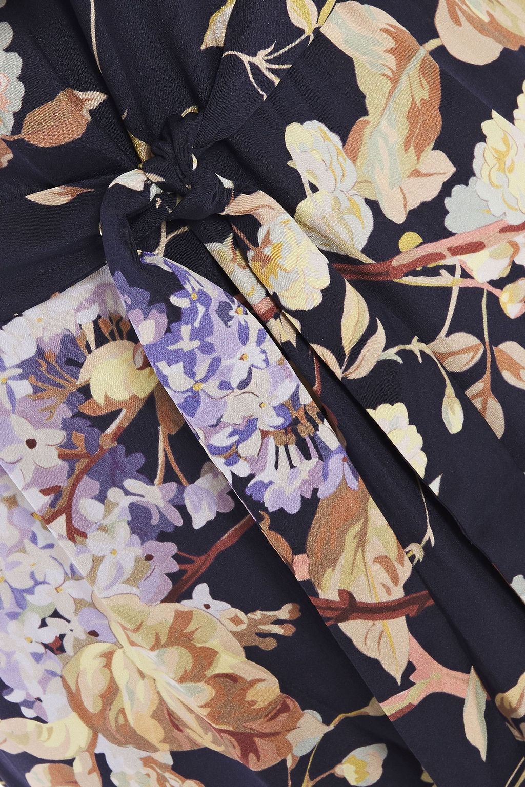 ZIMMERMANN Sabotage ruffled floral-print silk-blend midi dress