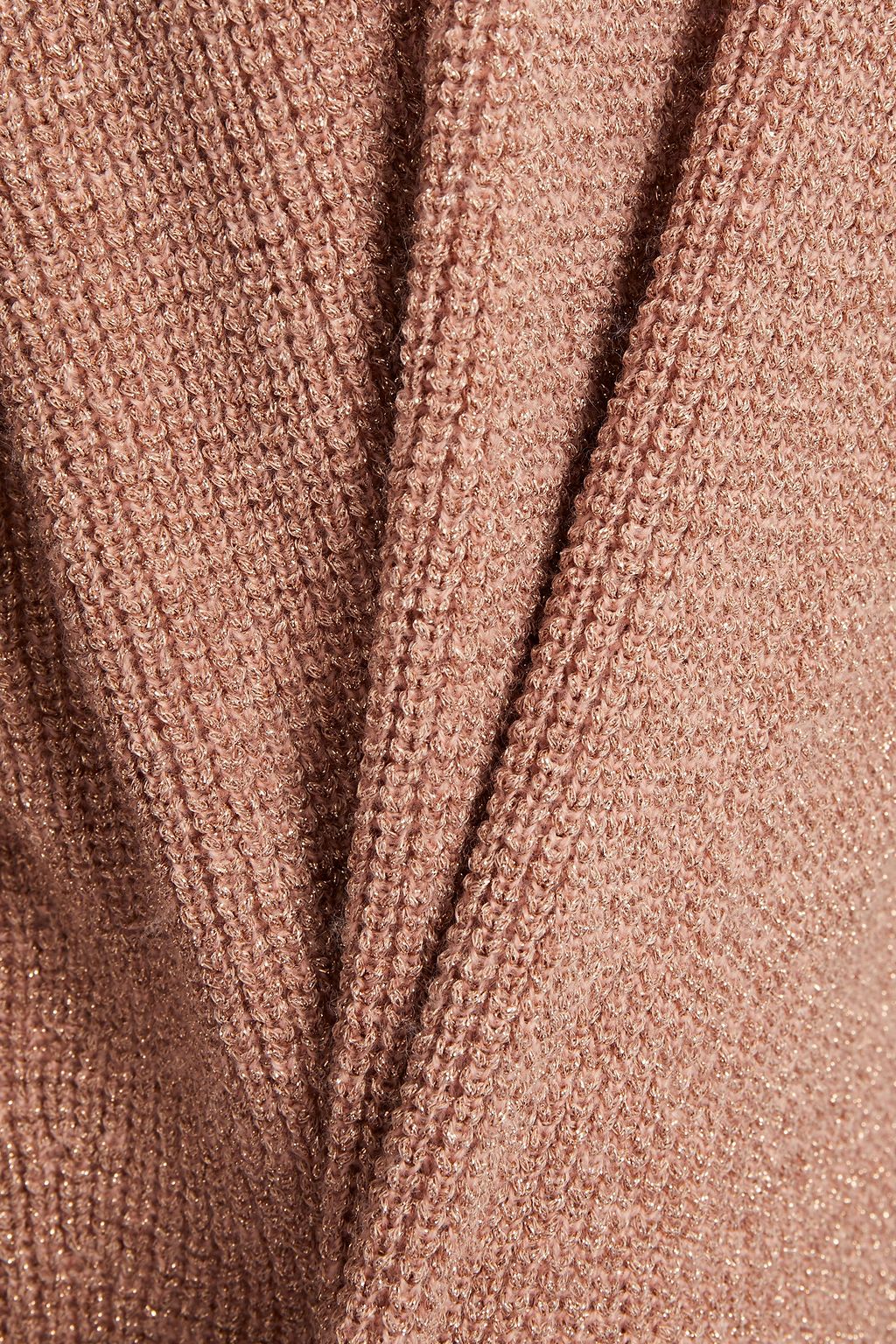 JOIE Cicilia metallic knitted sweater