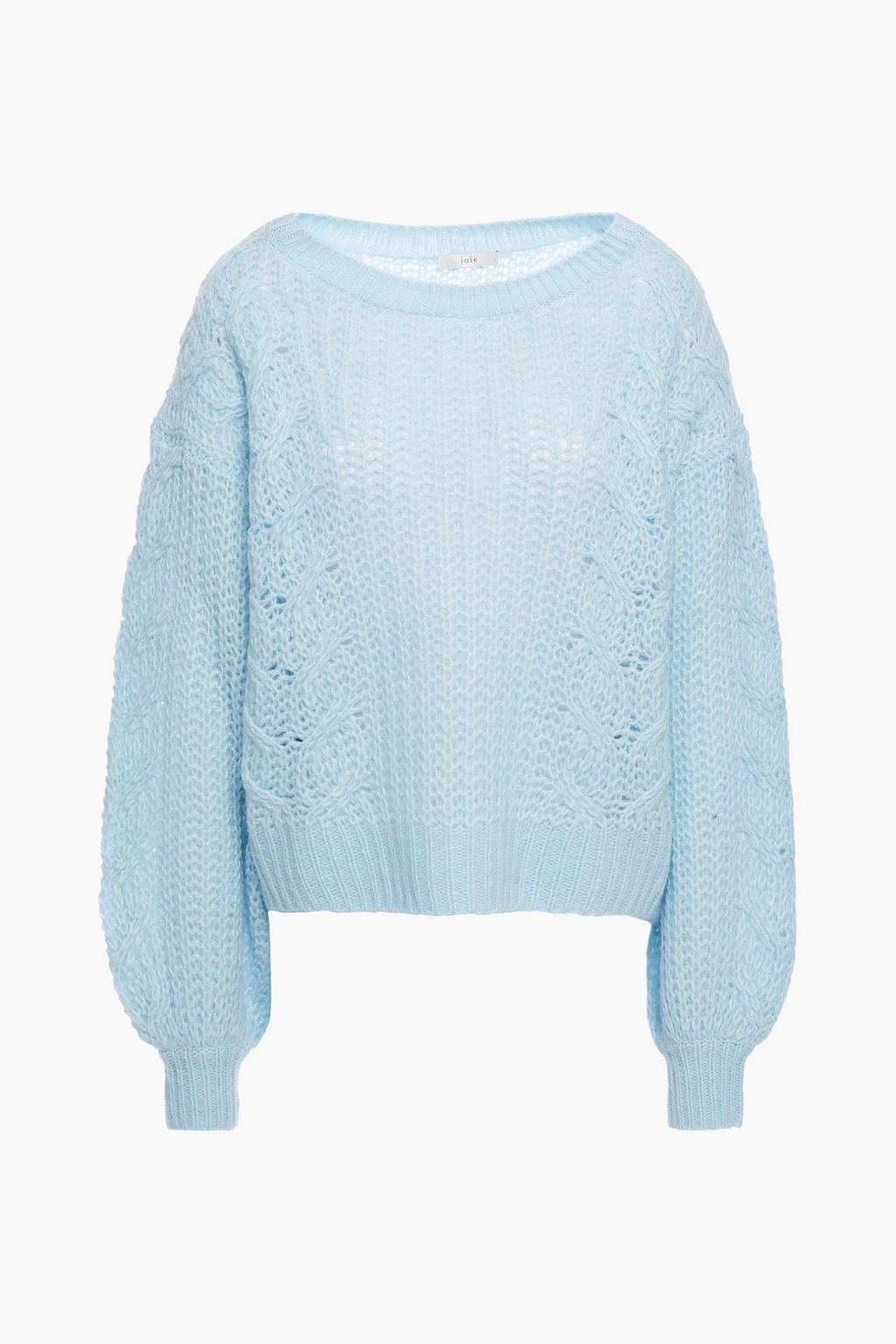 baby blue knit sweater