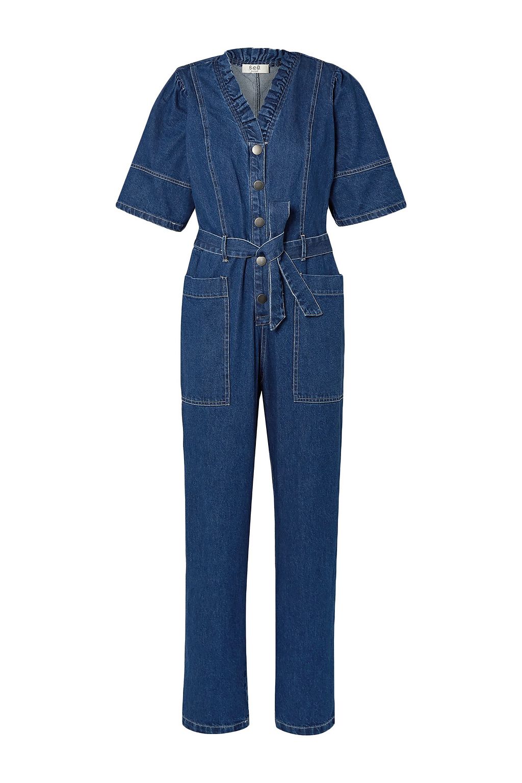 sea denim jumpsuit