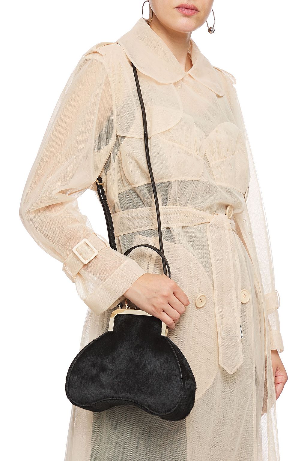 SIMONE ROCHA Calf hair tote
