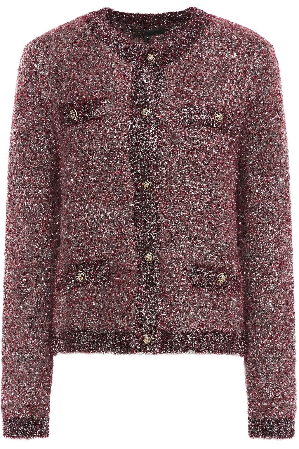 Sequined mesh Cardigan