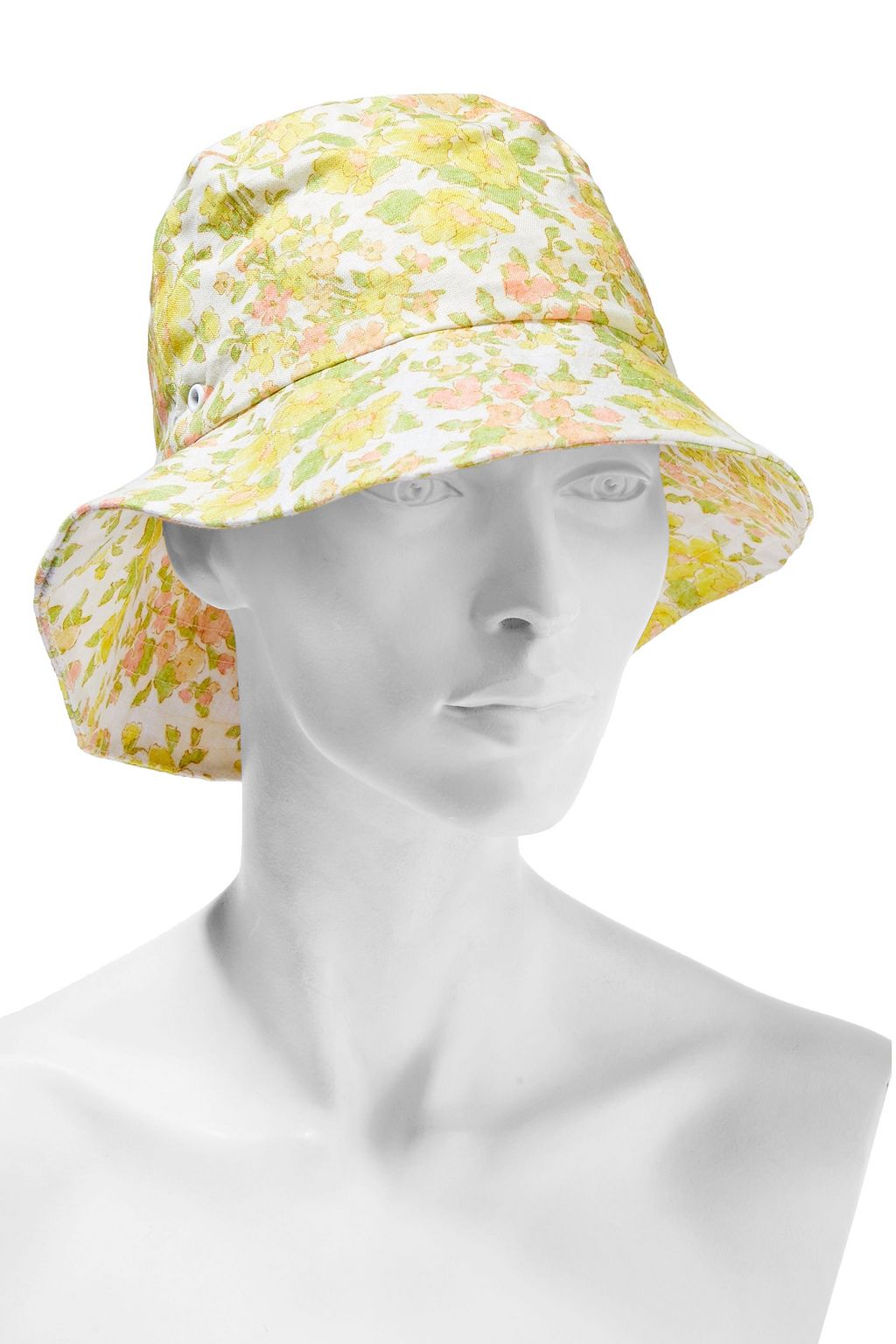 ZIMMERMANN Floral-print linen bucket hat