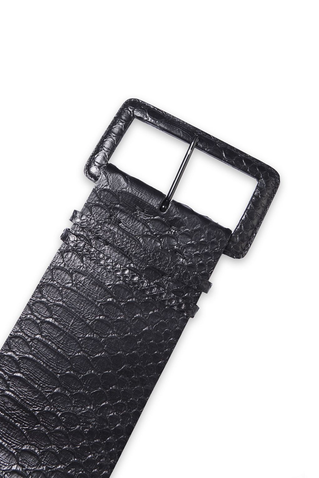 ZIMMERMANN Snake-effect leather belt