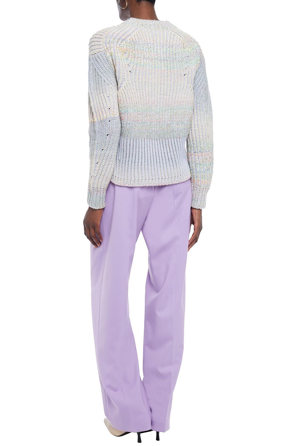 ACNE STUDIOS Dégradé ribbed-knit sweater