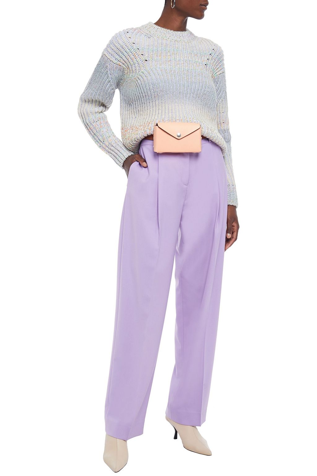ACNE STUDIOS Dégradé ribbed-knit sweater