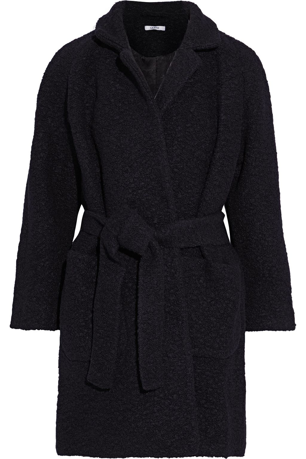 ganni boucle wool jacket