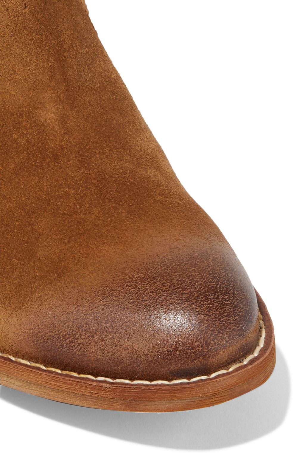 SAM EDELMAN Mari distressed suede ankle boots