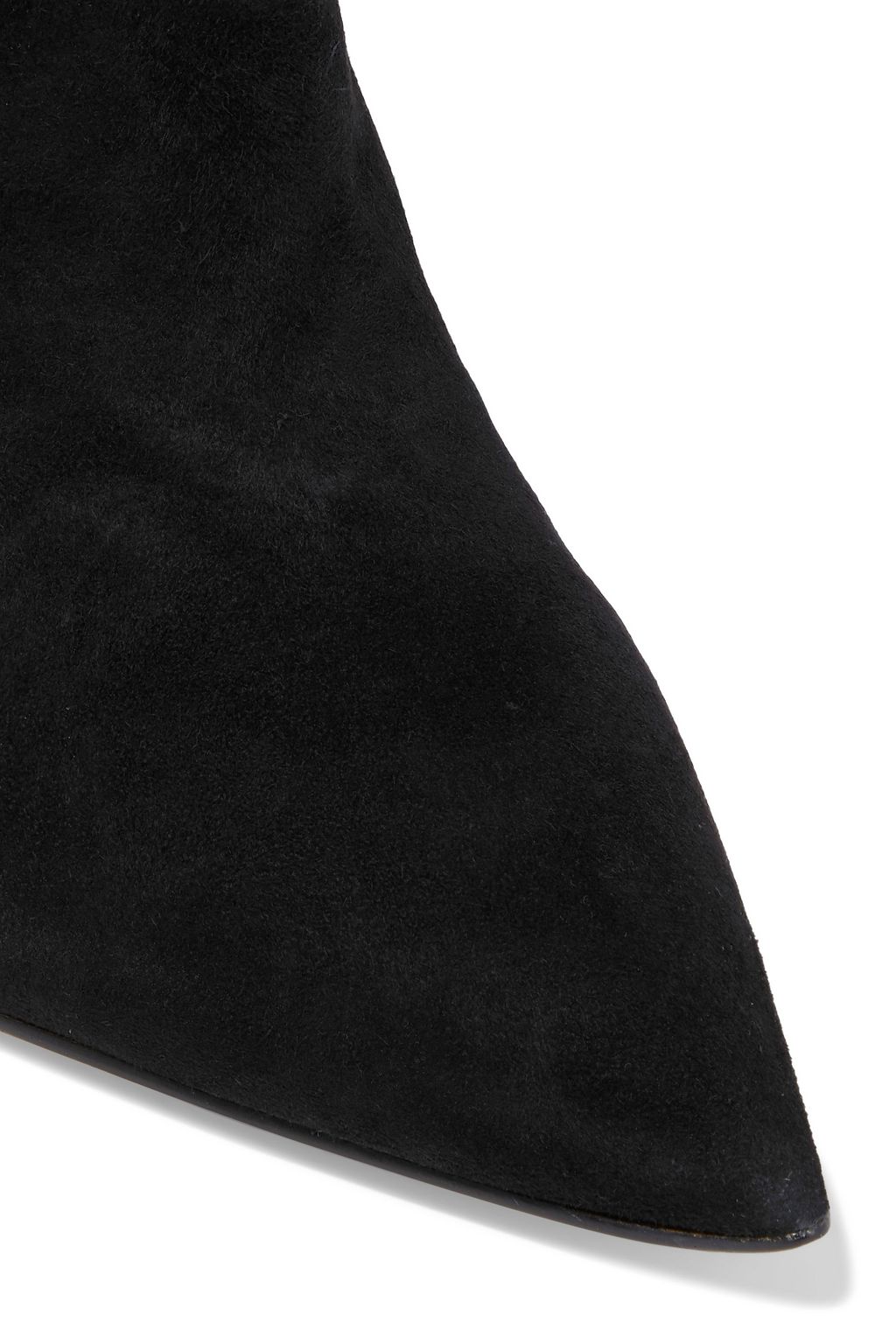 SAM EDELMAN Florie crystal-trimmed suede ankle boots