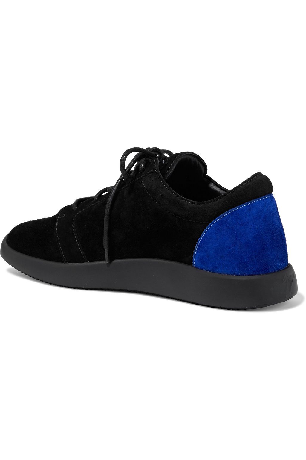 GIUSEPPE ZANOTTI Single G two-tone suede sneakers