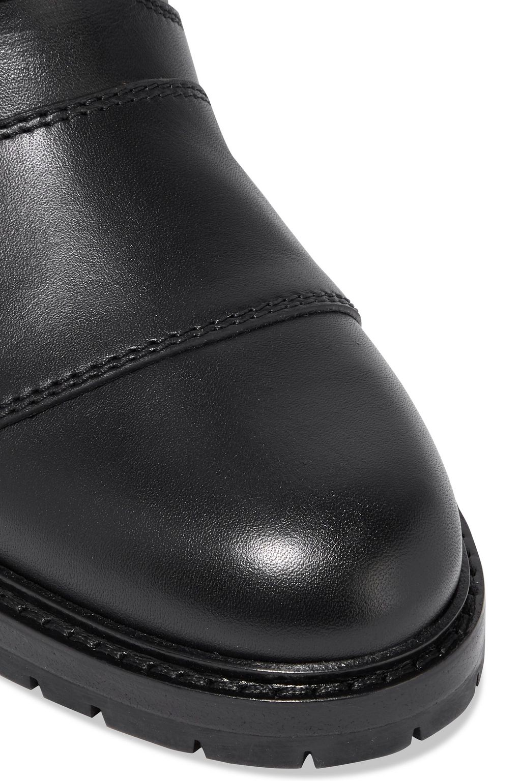 VALENTINO GARAVANI Rockstud leather knee boots