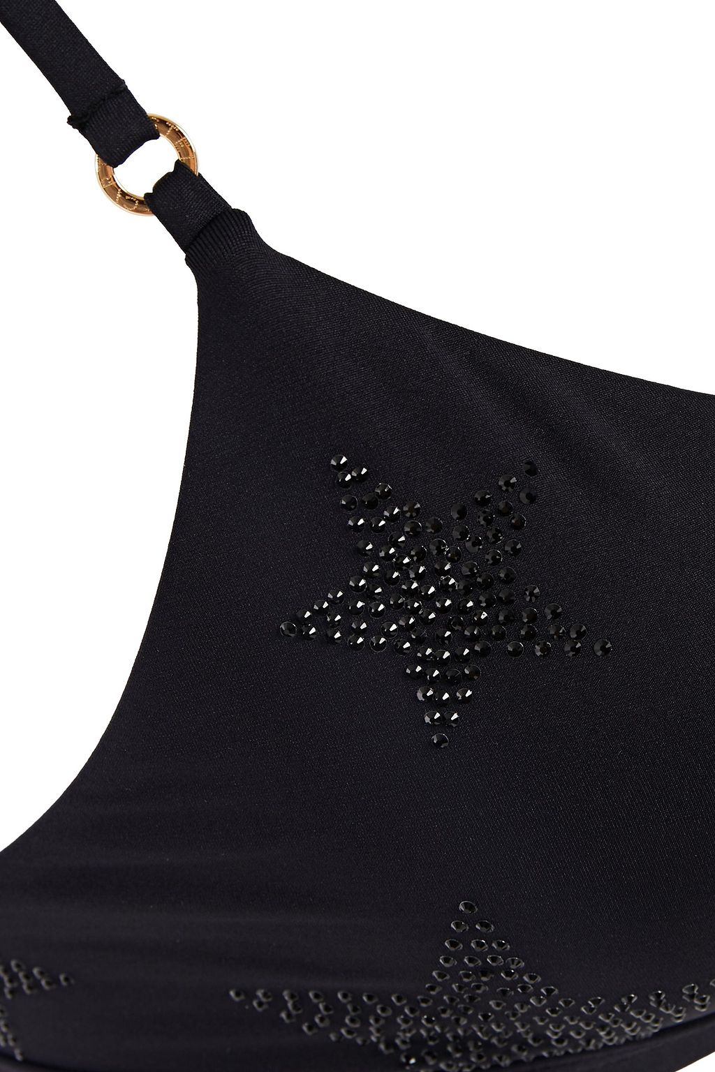 STELLA MCCARTNEY Crystal-embellished triangle bikini top