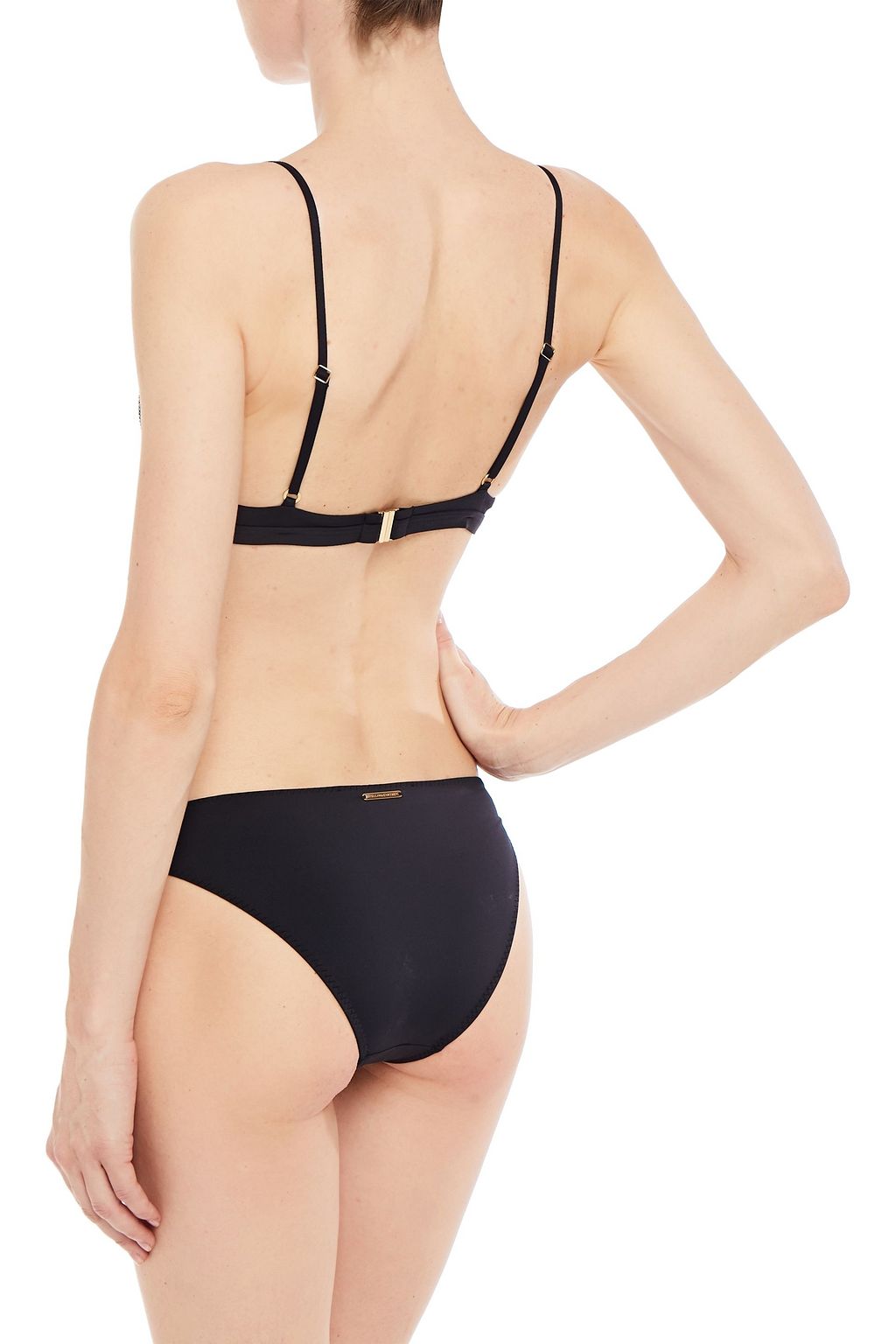 STELLA MCCARTNEY Crystal-embellished triangle bikini top