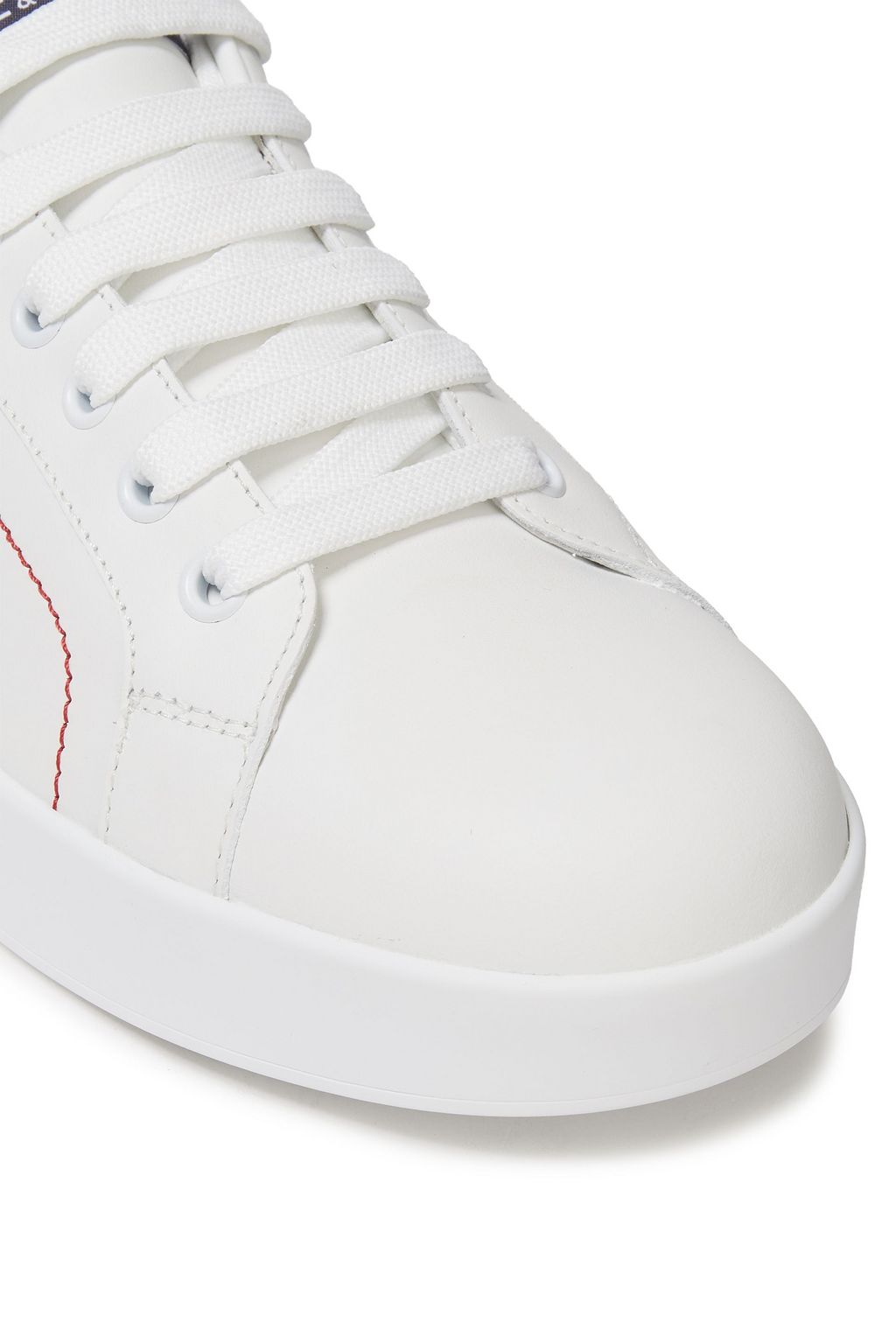 DOLCE&GABBANA Two-tone leather sneakers