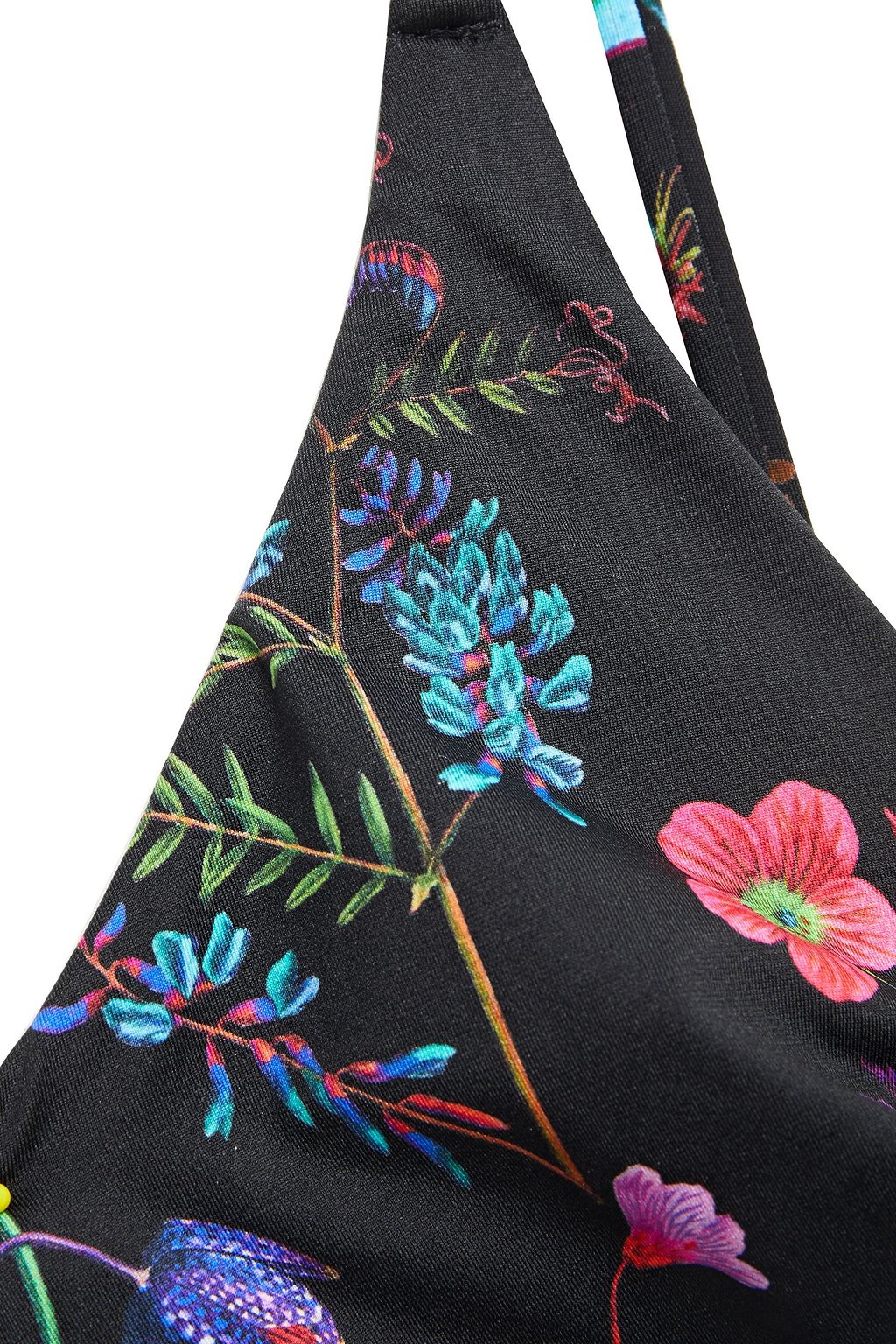 STELLA MCCARTNEY Floral-print triangle bikini top