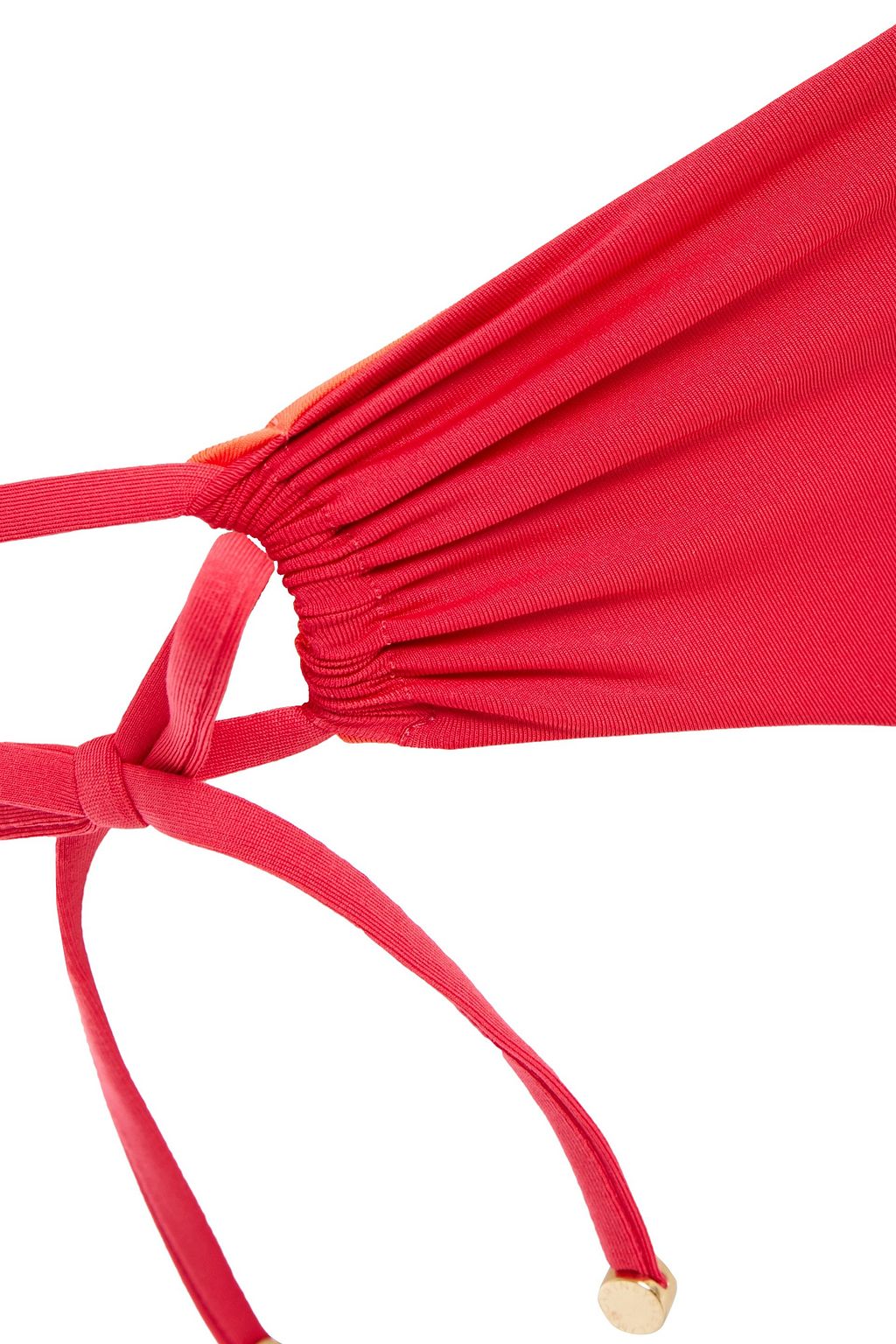 STELLA MCCARTNEY Embellished ruched low-rise bikini briefs
