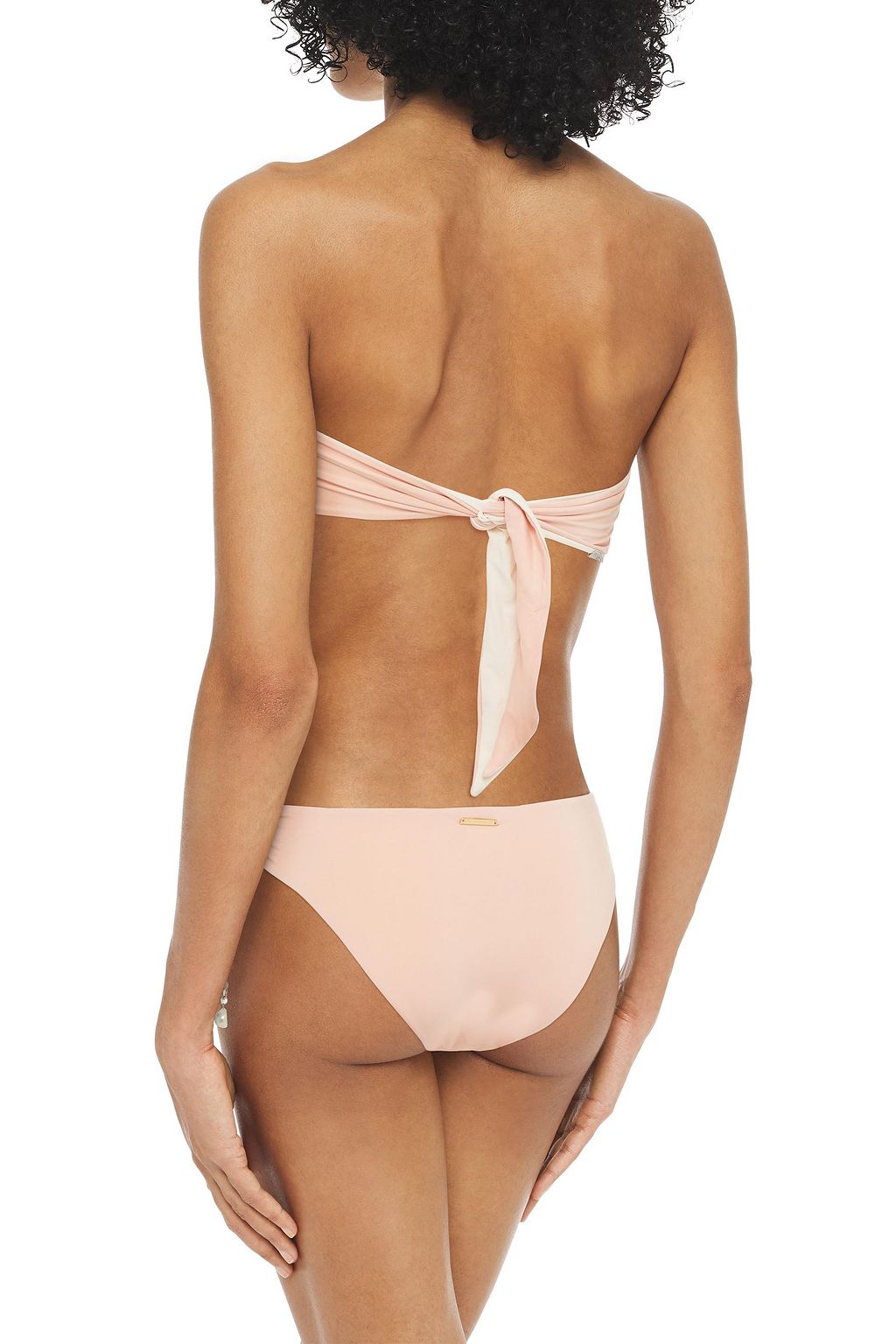 STELLA MCCARTNEY Ruched bandeau bikini top