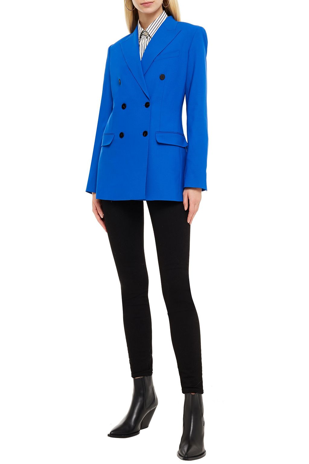ACNE STUDIOS Climb faded mid-rise skinny jeans