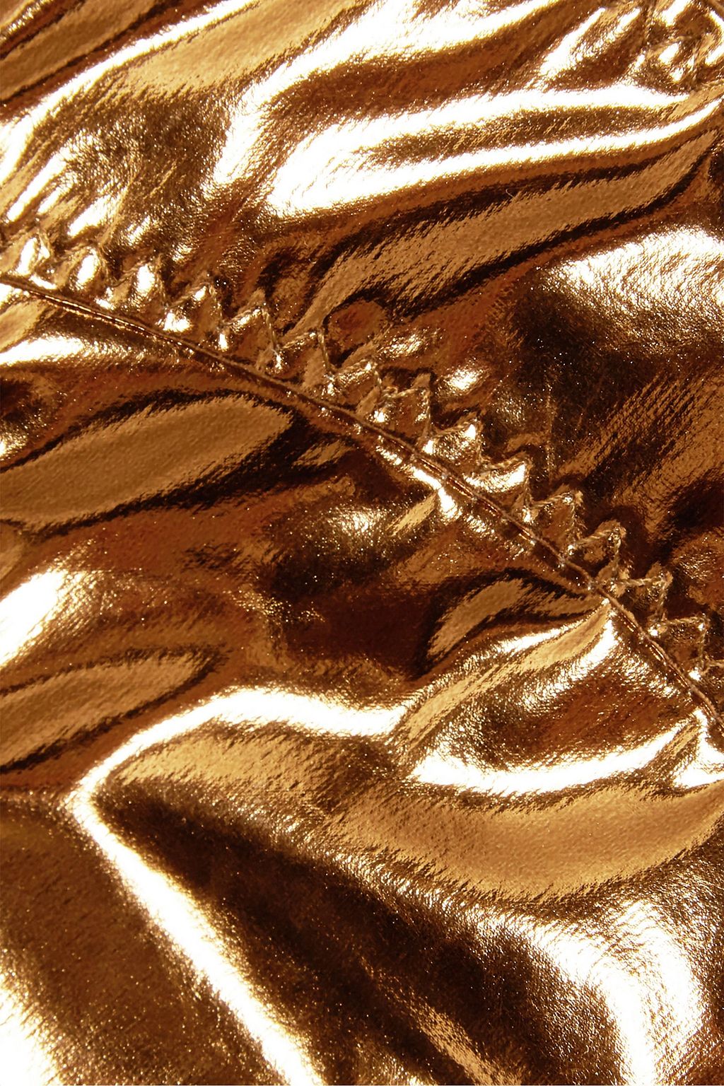 LISA MARIE FERNANDEZ Genevieve metallic stretch-PVC bikini