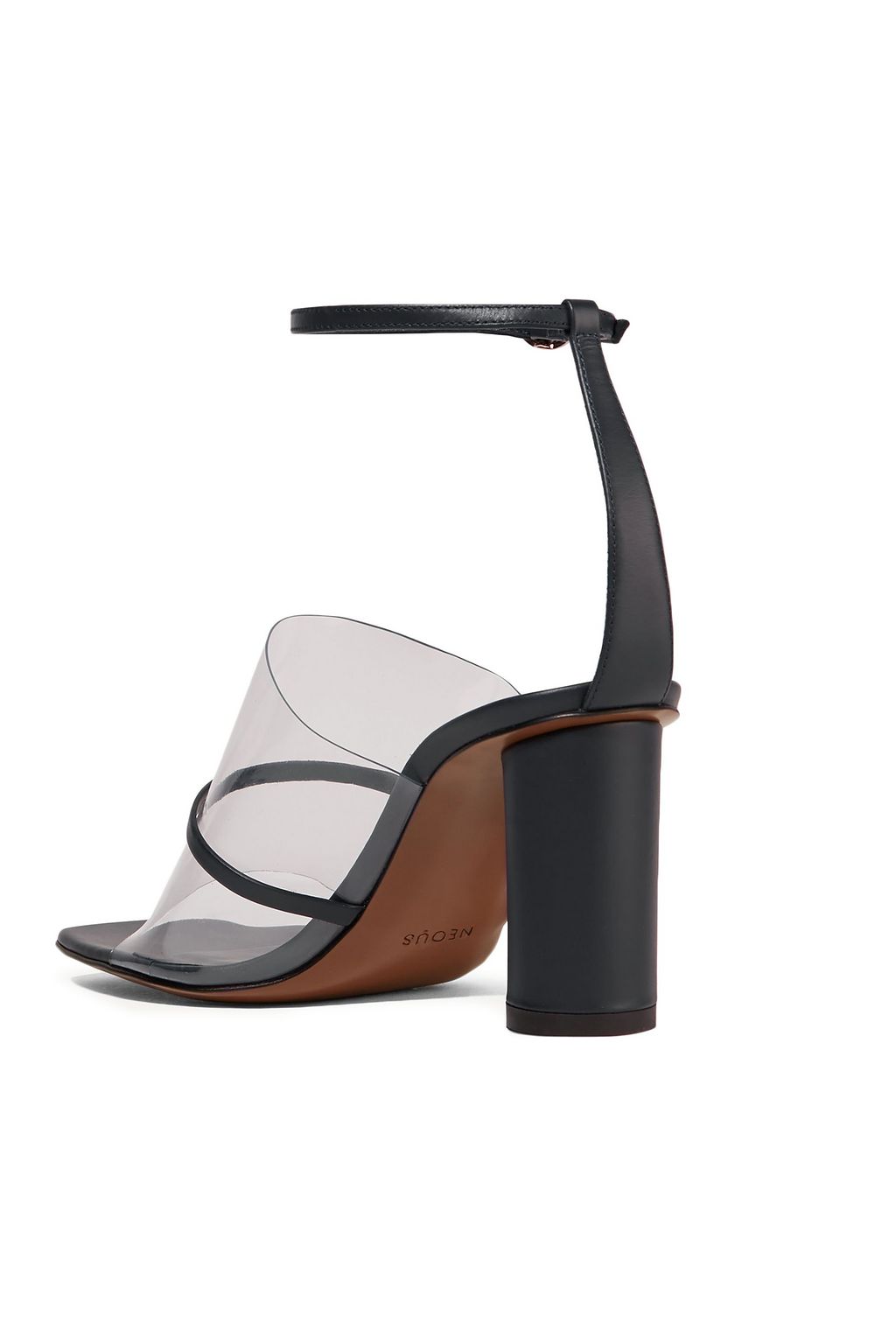 NEOUS Tuber leather and PVC sandals