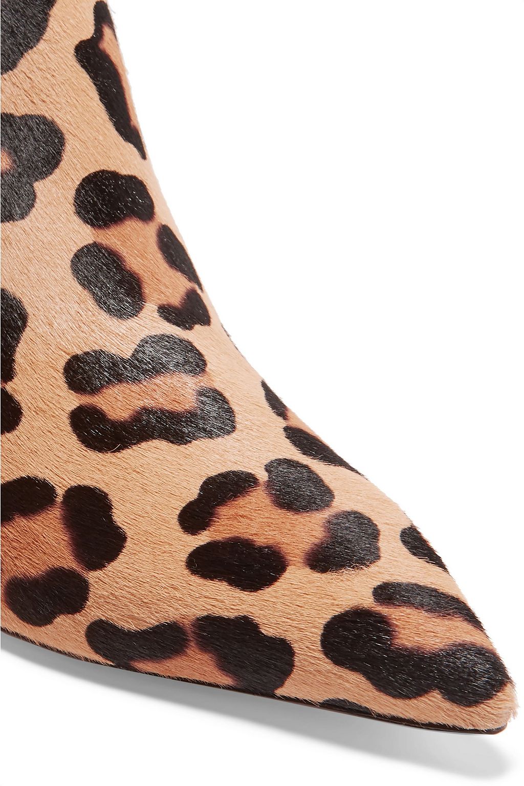 FRANCESCO RUSSO Leopard-print calf hair Chelsea boots