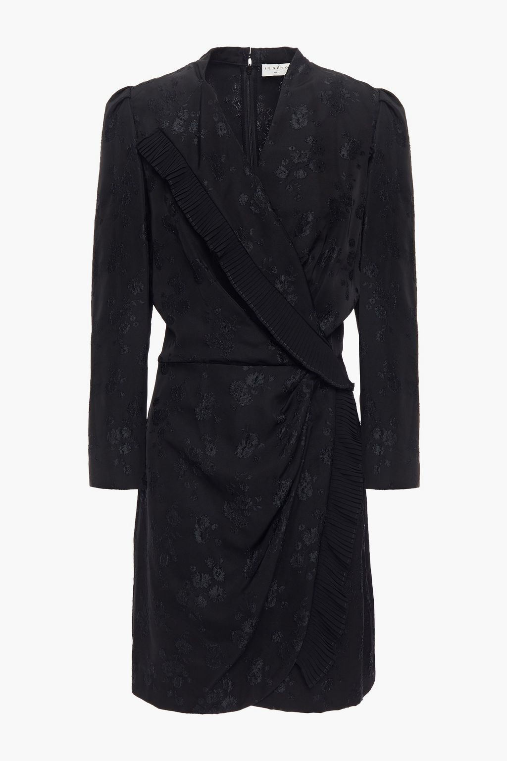 sandro wrap dress
