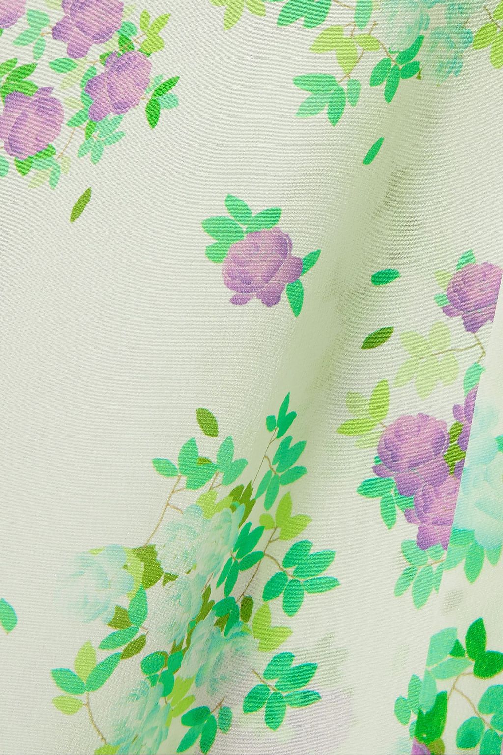 BERNADETTE Elle floral-print silk crepe de chine midi wrap dress