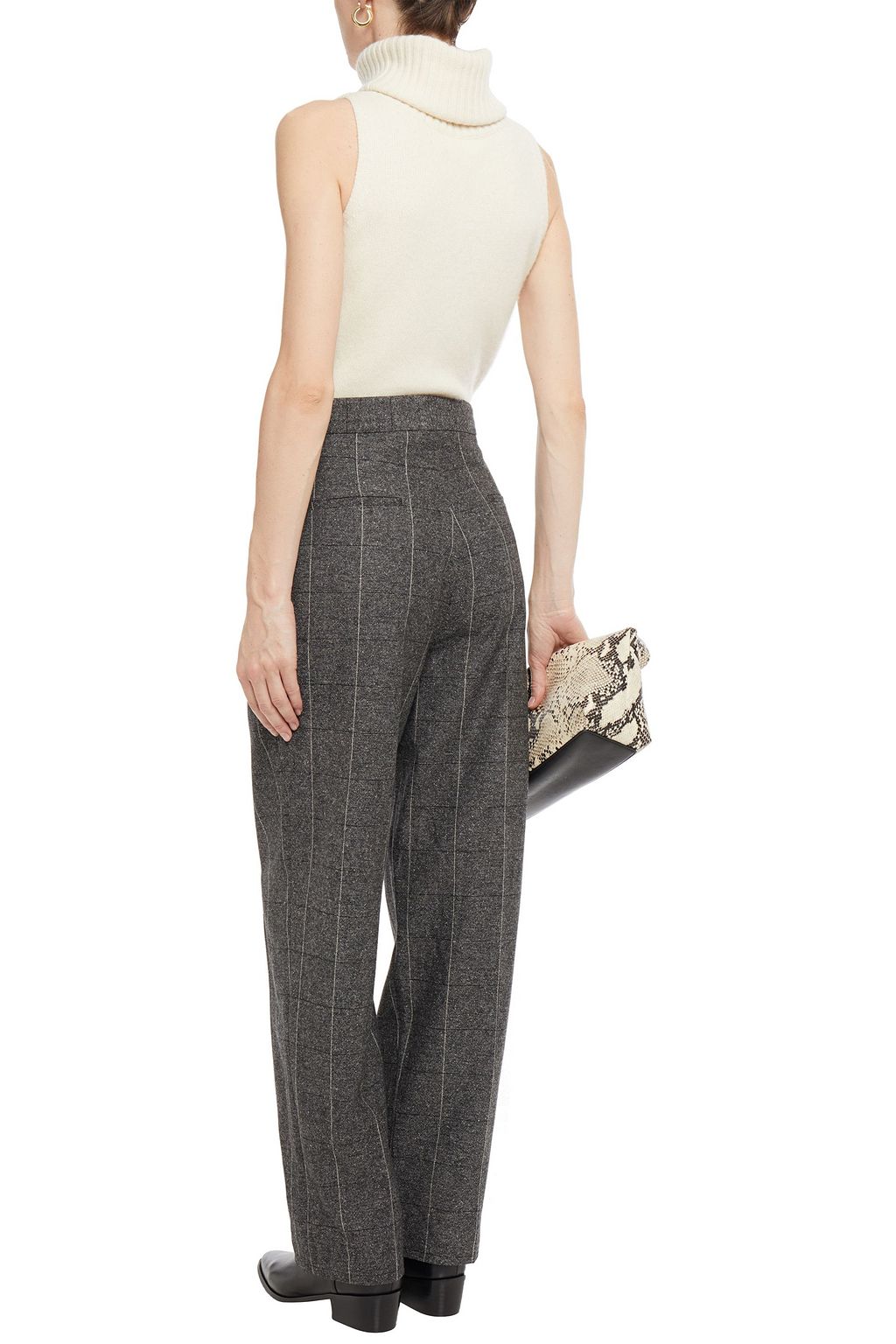SANDRO Daniel pinstriped woven tapered pants