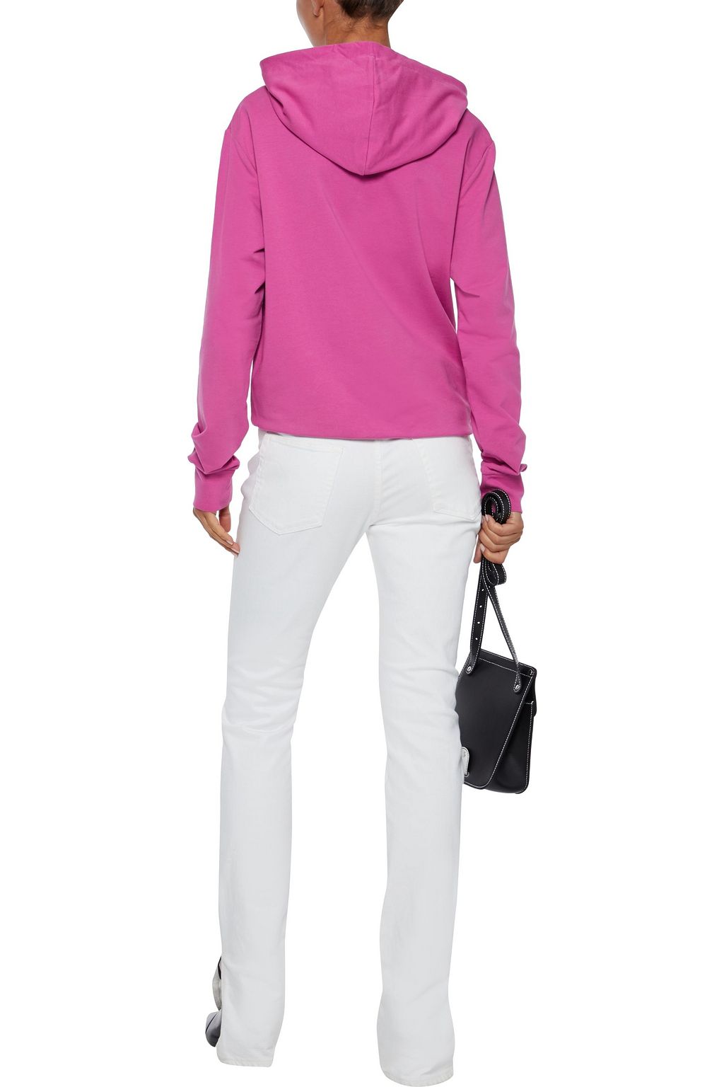 BALMAIN + Beyoncé printed French cotton-blend terry hoodie
