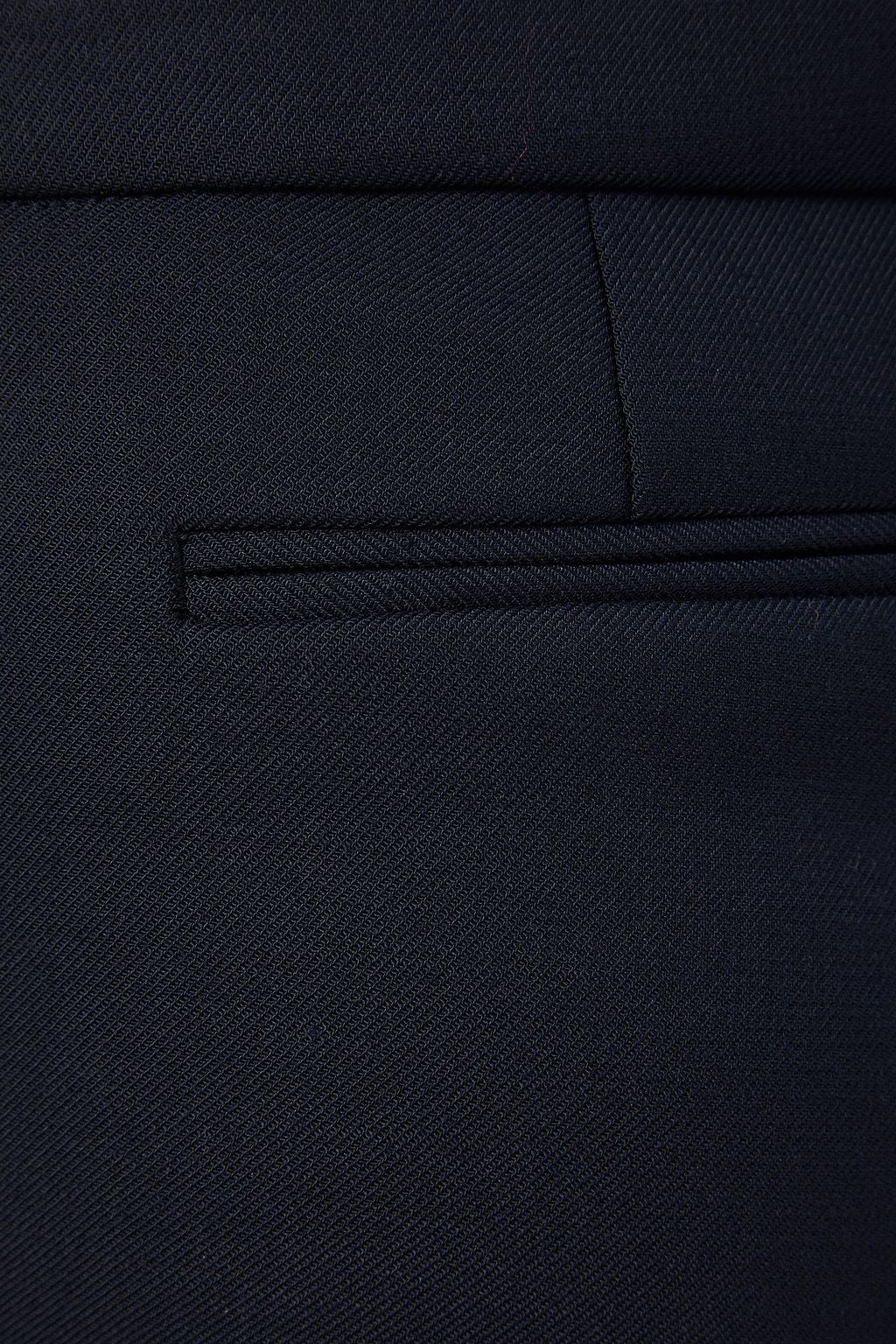 SANDRO Andy cropped twill slim-leg pants