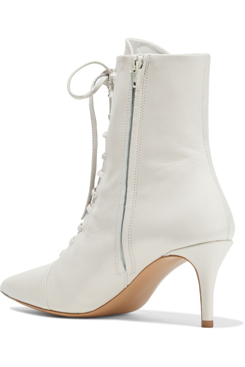 IRIS & INK Georgina lace-up leather ankle boots