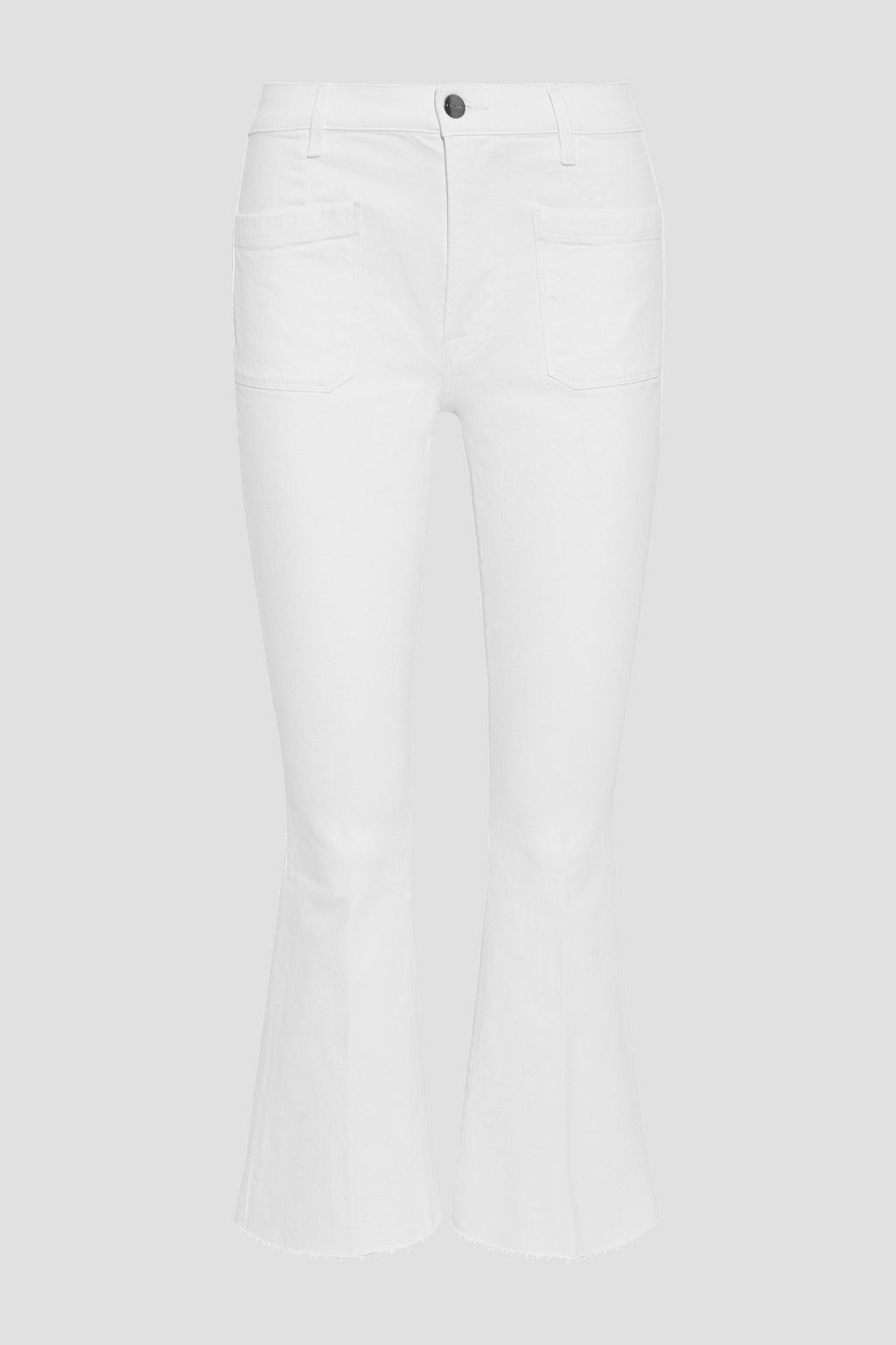 frame cropped flare jeans