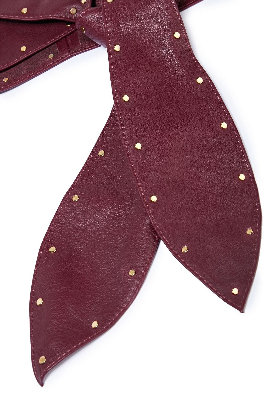 SANDRO Studded leather belt