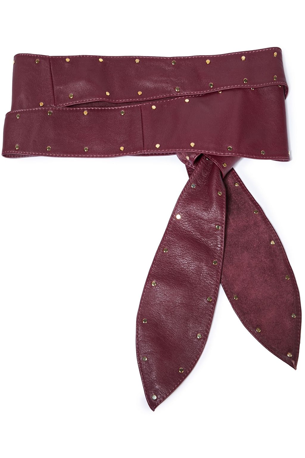 SANDRO Studded leather belt