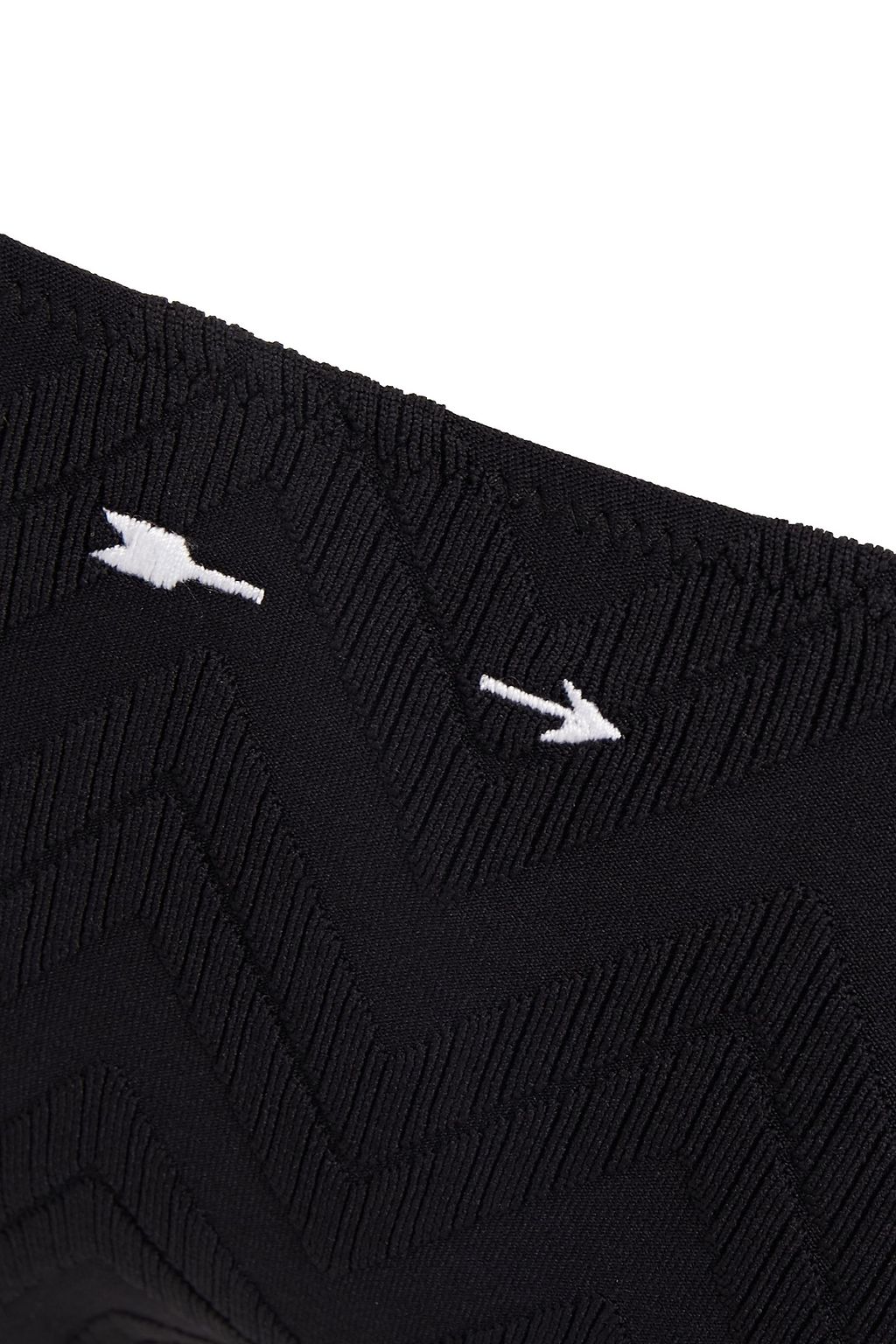THE UPSIDE Mila embroidered stretch-jacquard low-rise bikini briefs