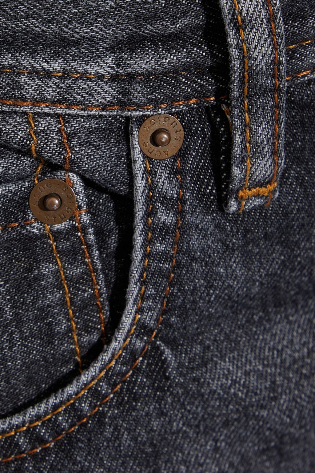 ACNE STUDIOS High-rise straight-leg jeans