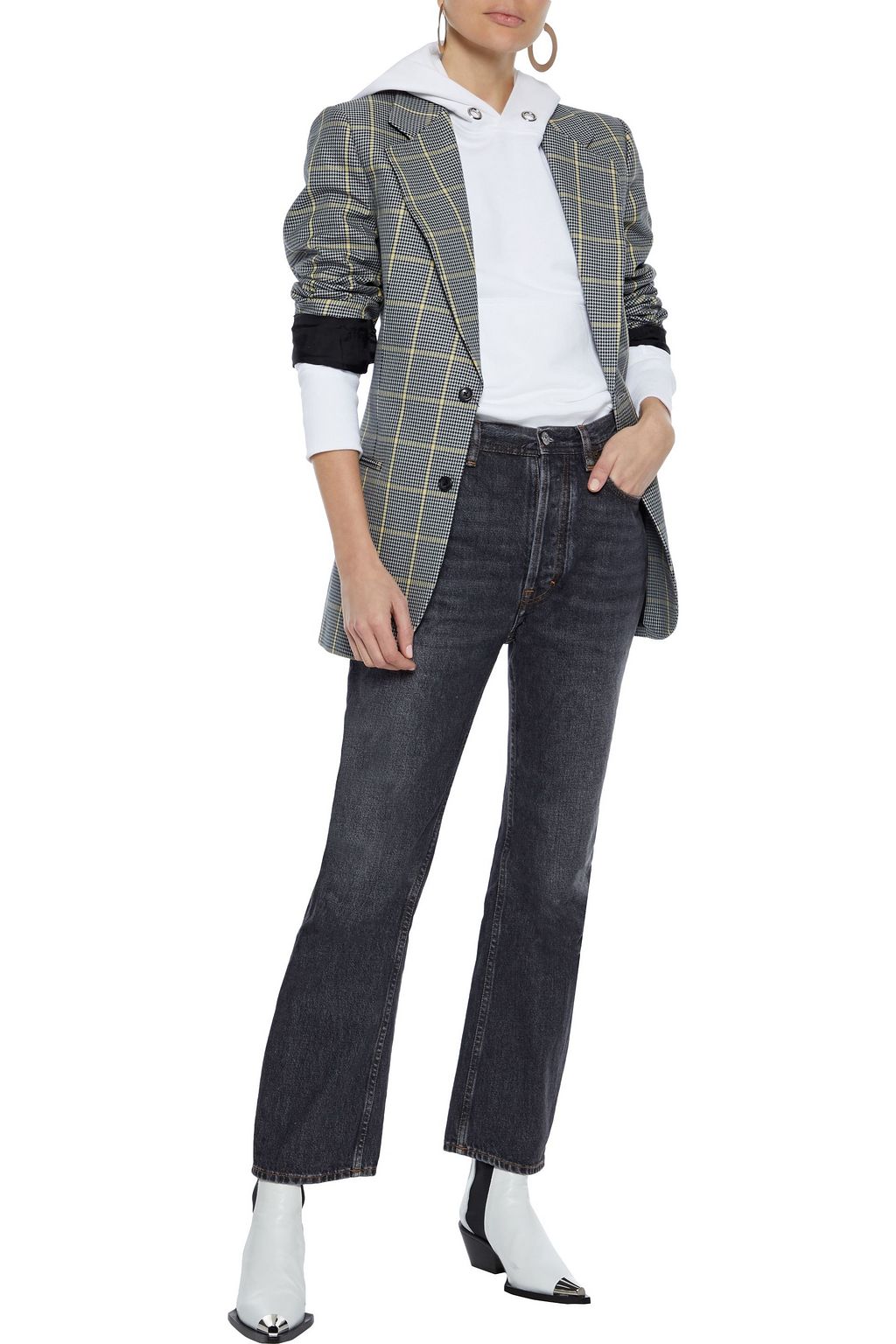 ACNE STUDIOS High-rise straight-leg jeans