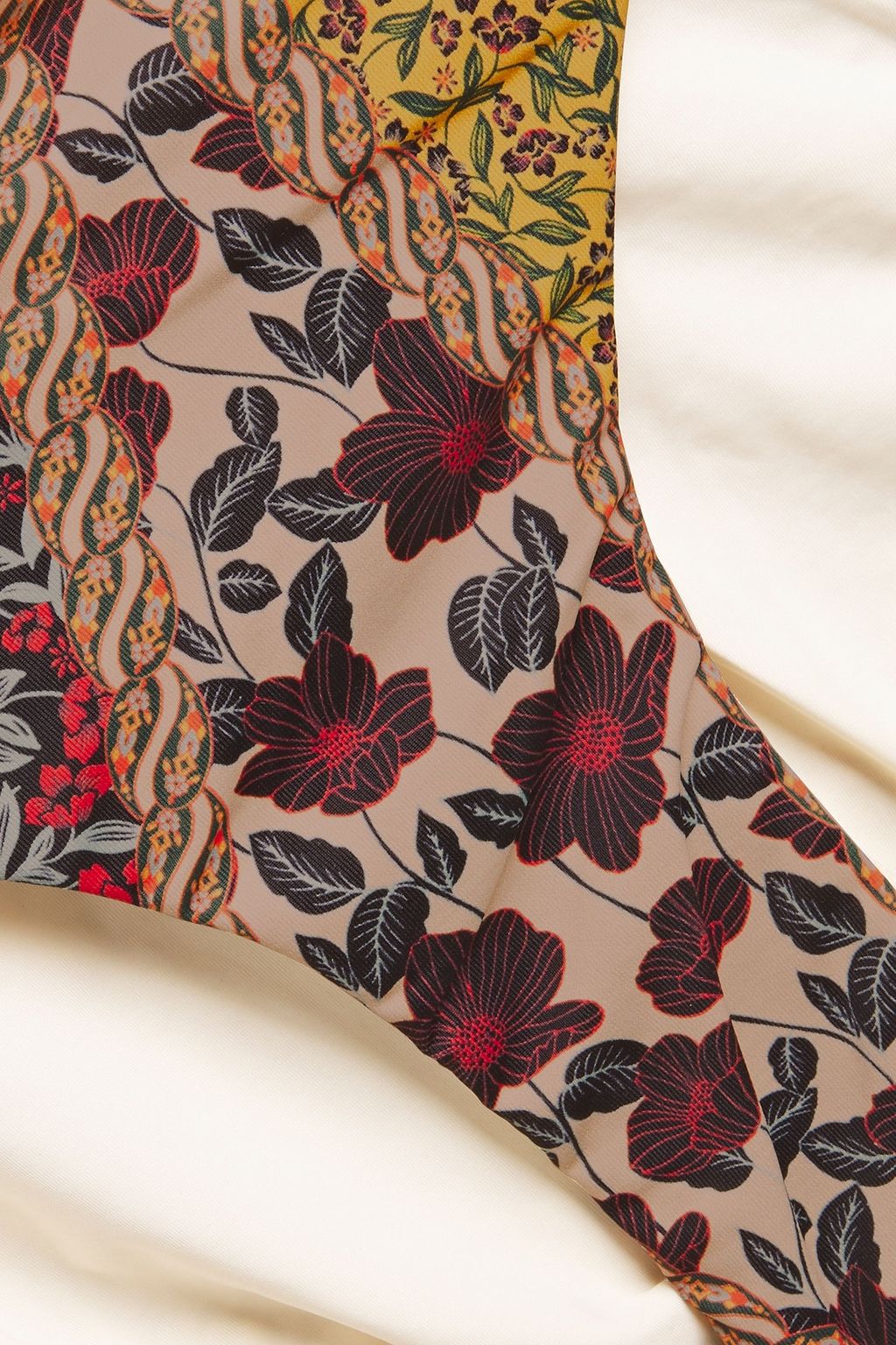 THE UPSIDE Moss floral-print low-rise bikini briefs