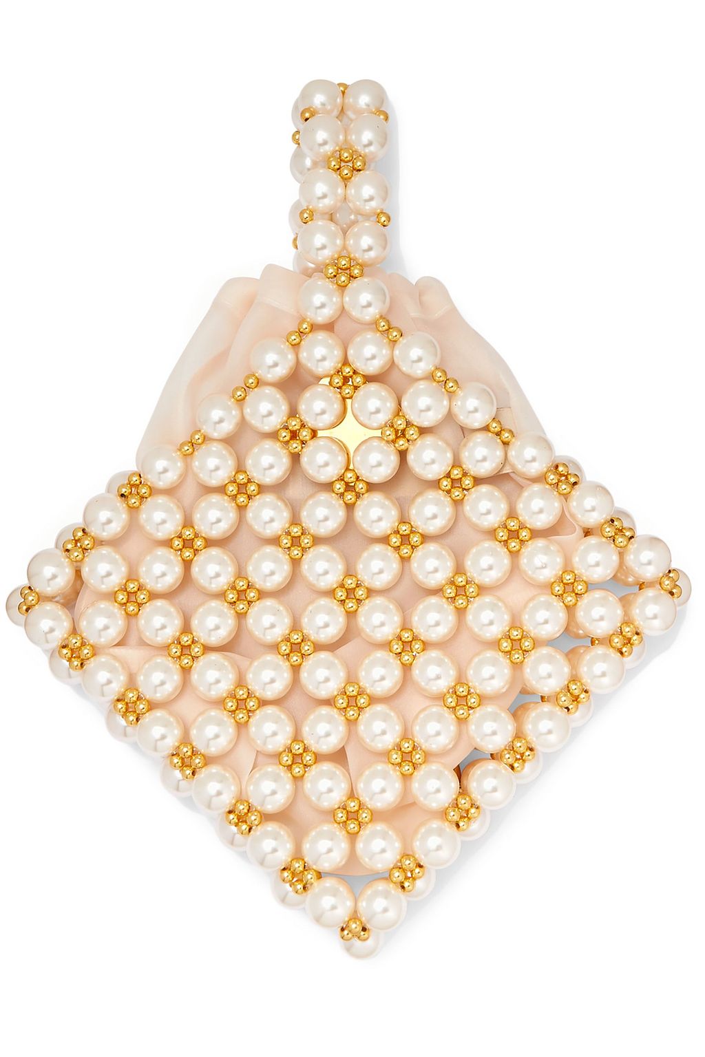 VANINA Reveries beaded faux pearl tote