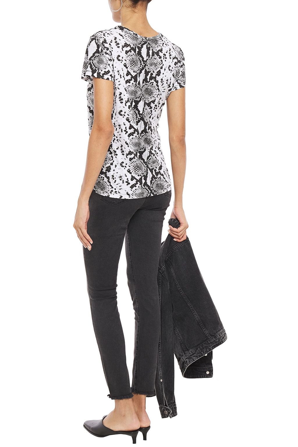 J BRAND Leenah distressed high-rise skinny jeans