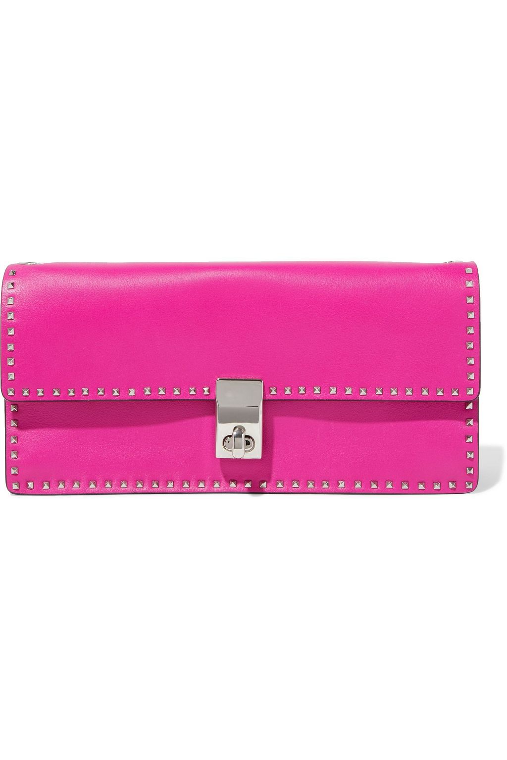VALENTINO GARAVANI Stud Stitching leather shoulder bag