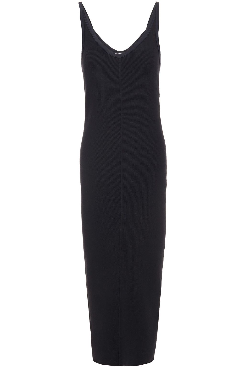 JAMES PERSE Ribbed cottonblend jersey midi dress THE