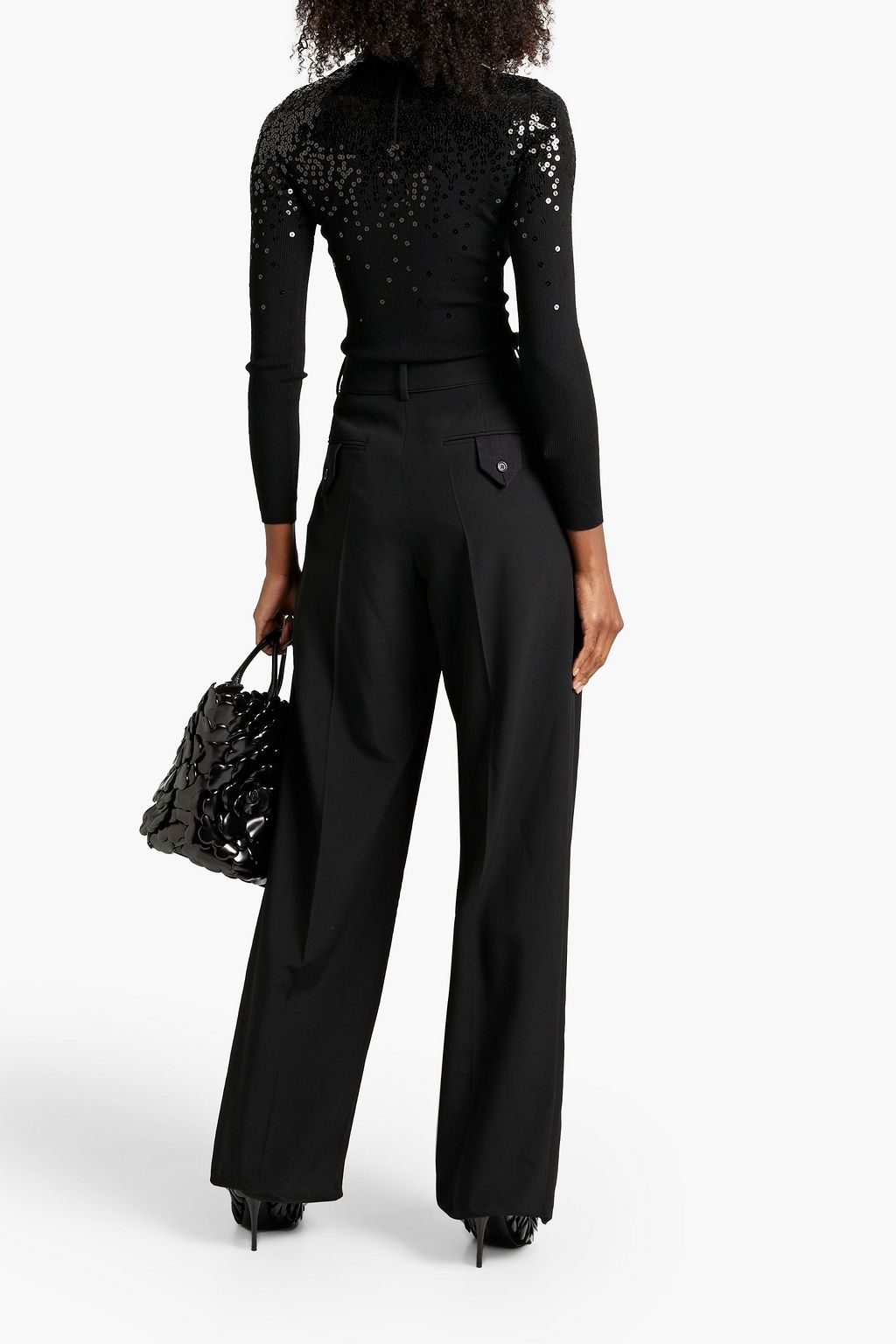 VALENTINO GARAVANI Wool wide-leg pants