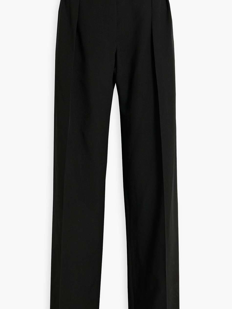 wool wide-leg pants