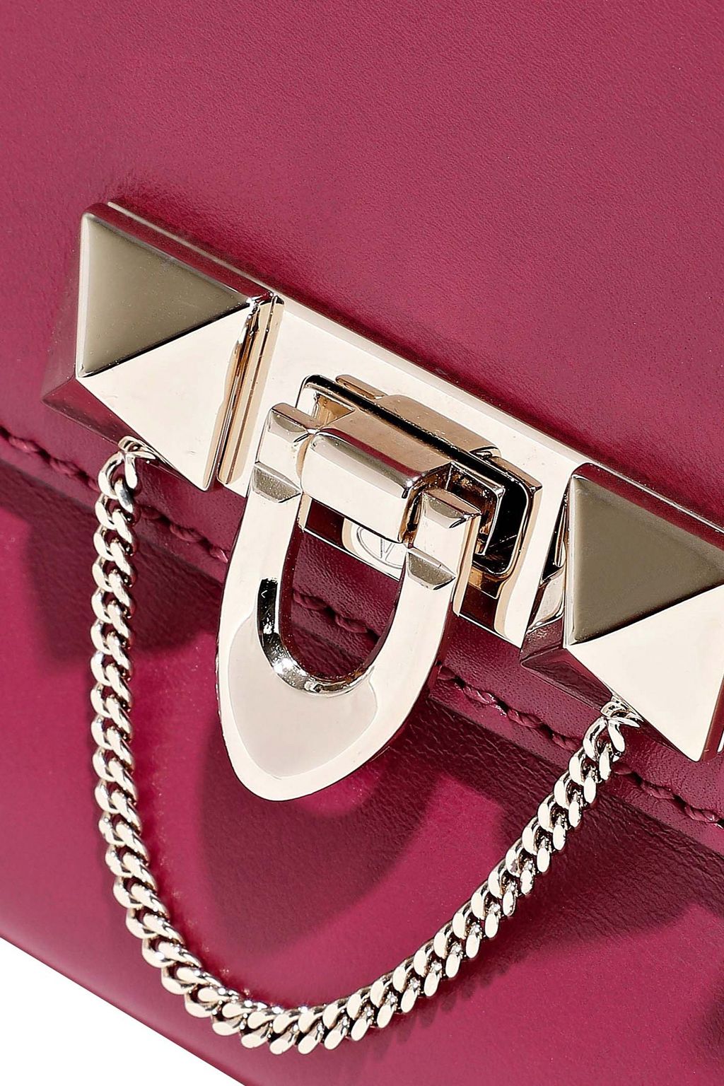 VALENTINO GARAVANI Demilune leather tote