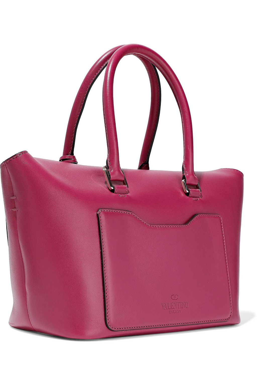 VALENTINO GARAVANI Demilune leather tote