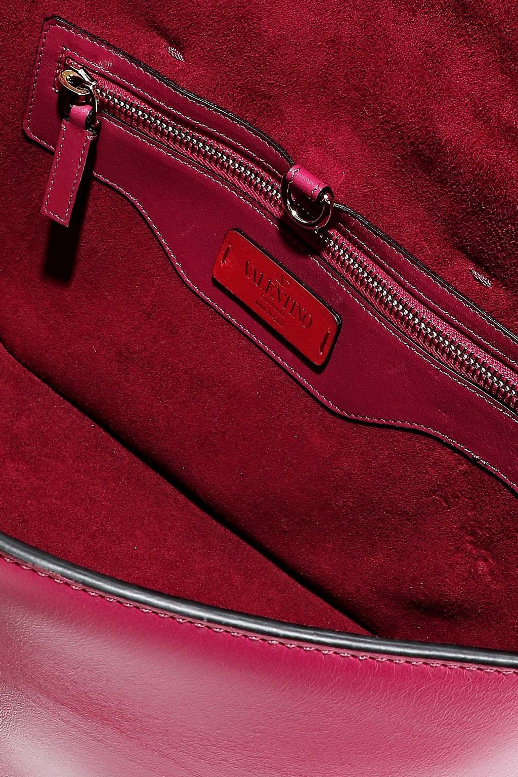 VALENTINO GARAVANI Demilune leather tote