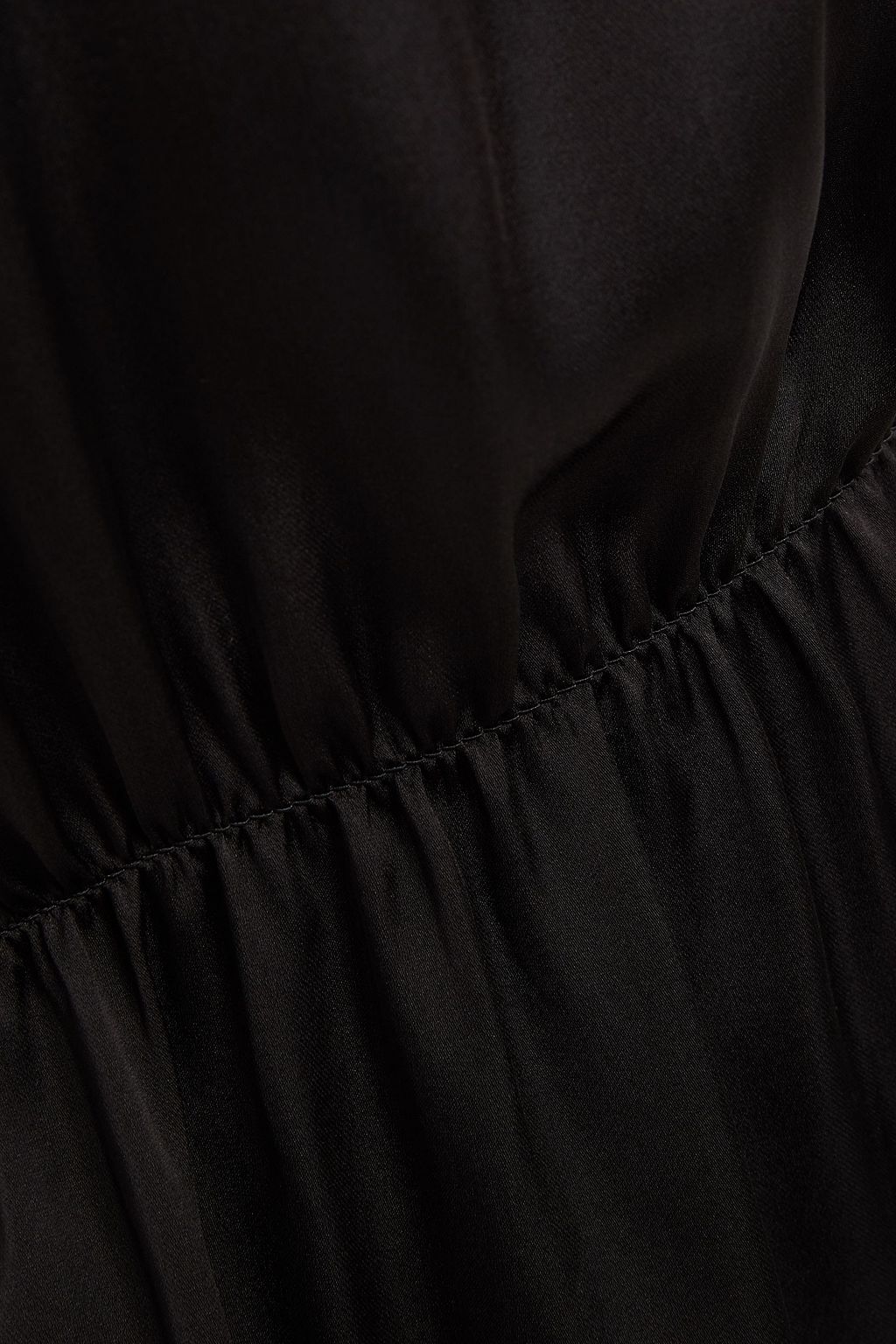 THEORY Tie-back silk-charmeuse top